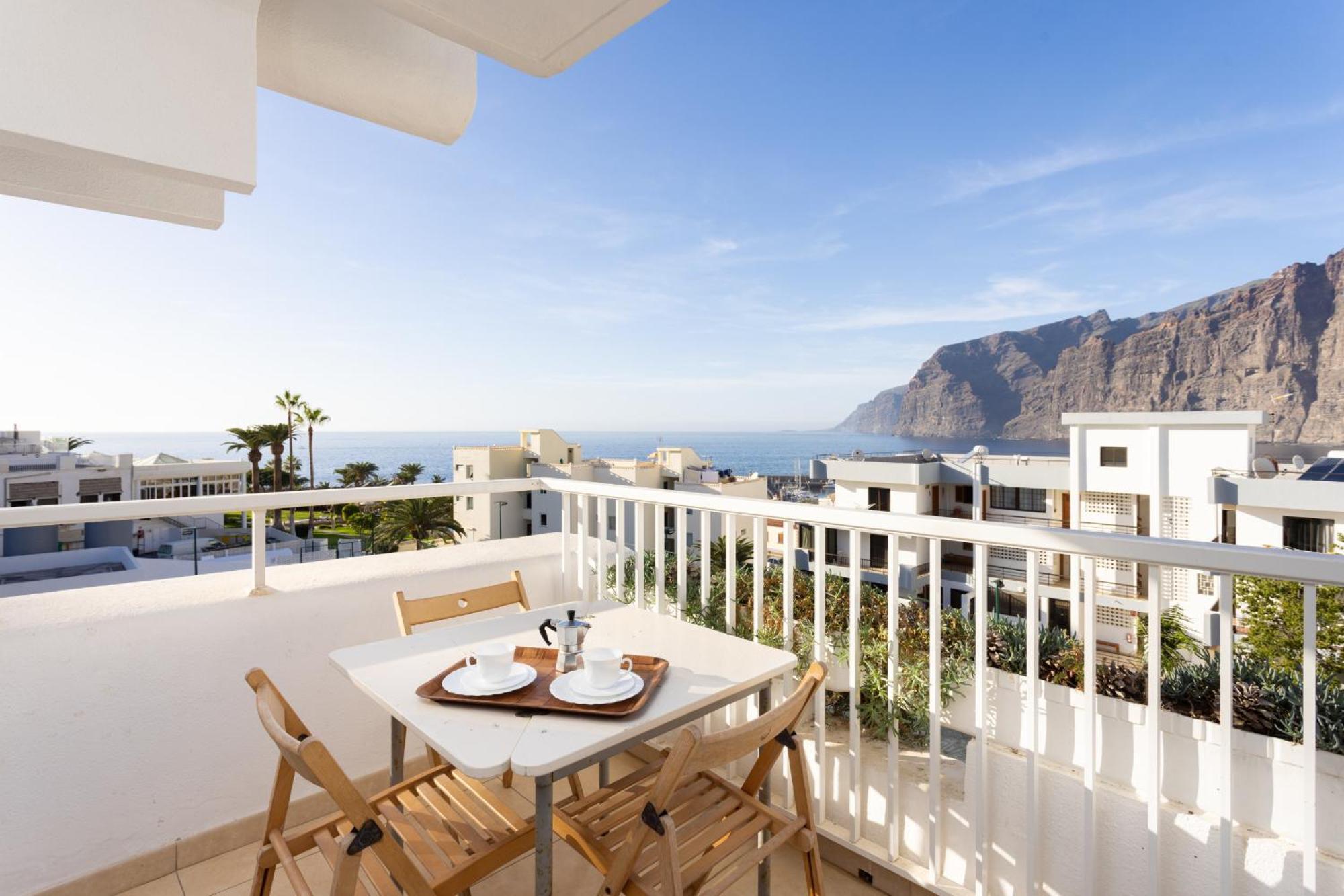 Okstay Los Gigantes With Ac, Terraces And Sea Views Santiago del Teide Exterior foto