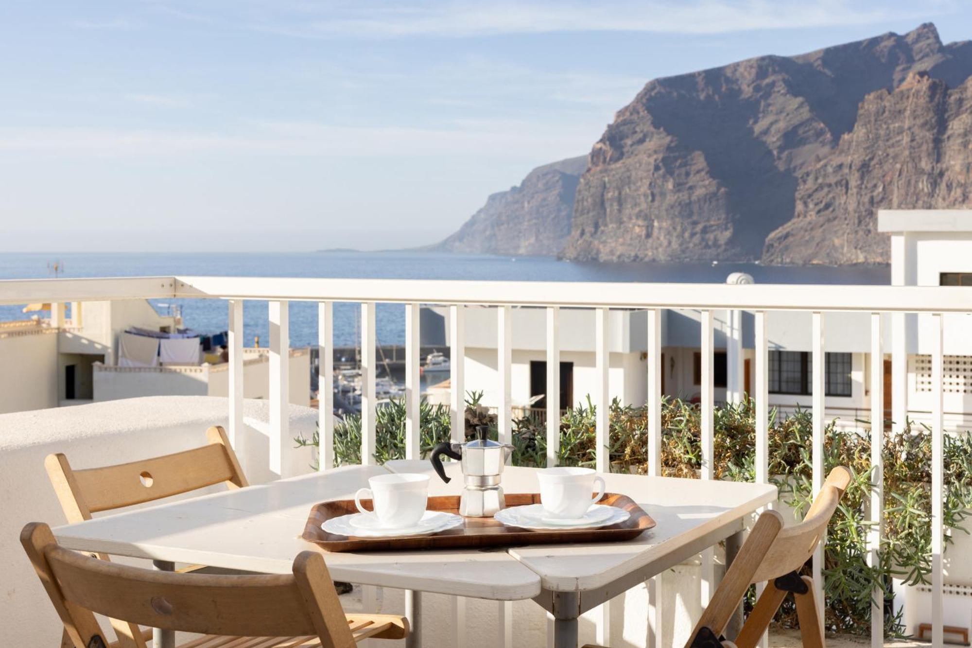 Okstay Los Gigantes With Ac, Terraces And Sea Views Santiago del Teide Exterior foto